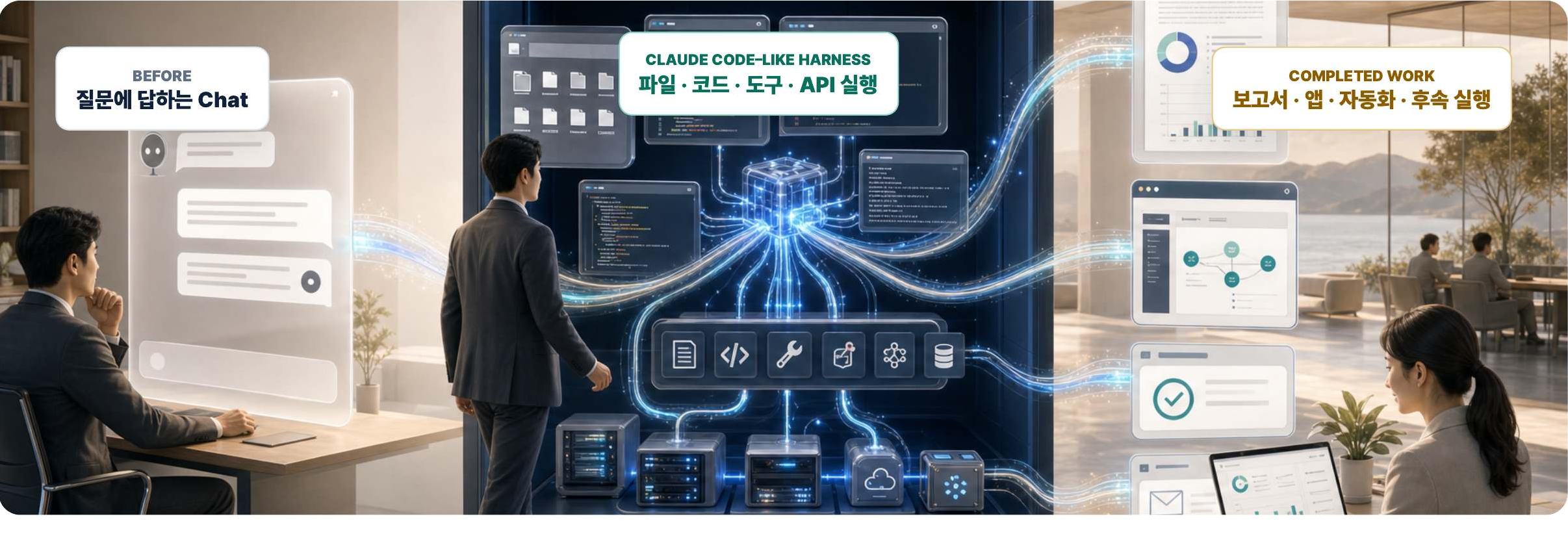질문에 답하는 Chat에서 실행하는 Agent로